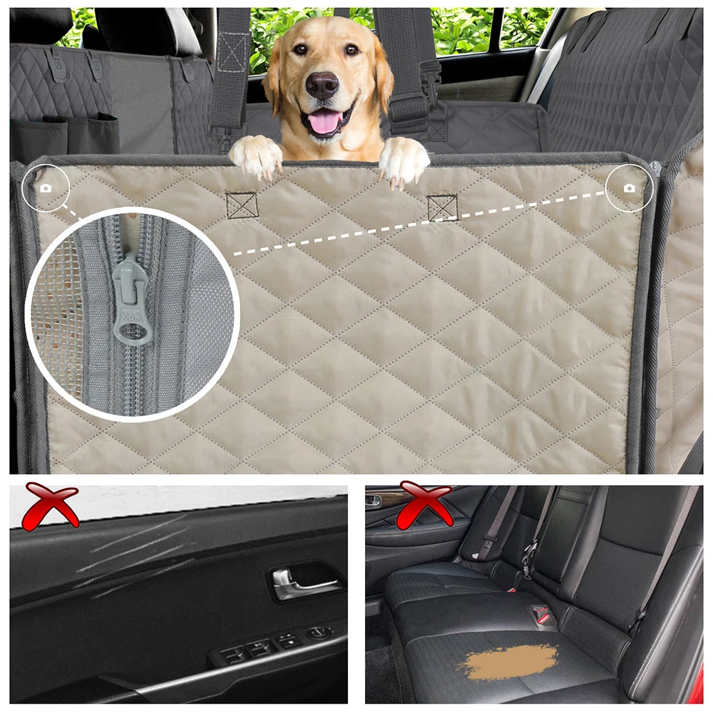 Rear Back Seat Protector Mat Safety Carrier For Dogs