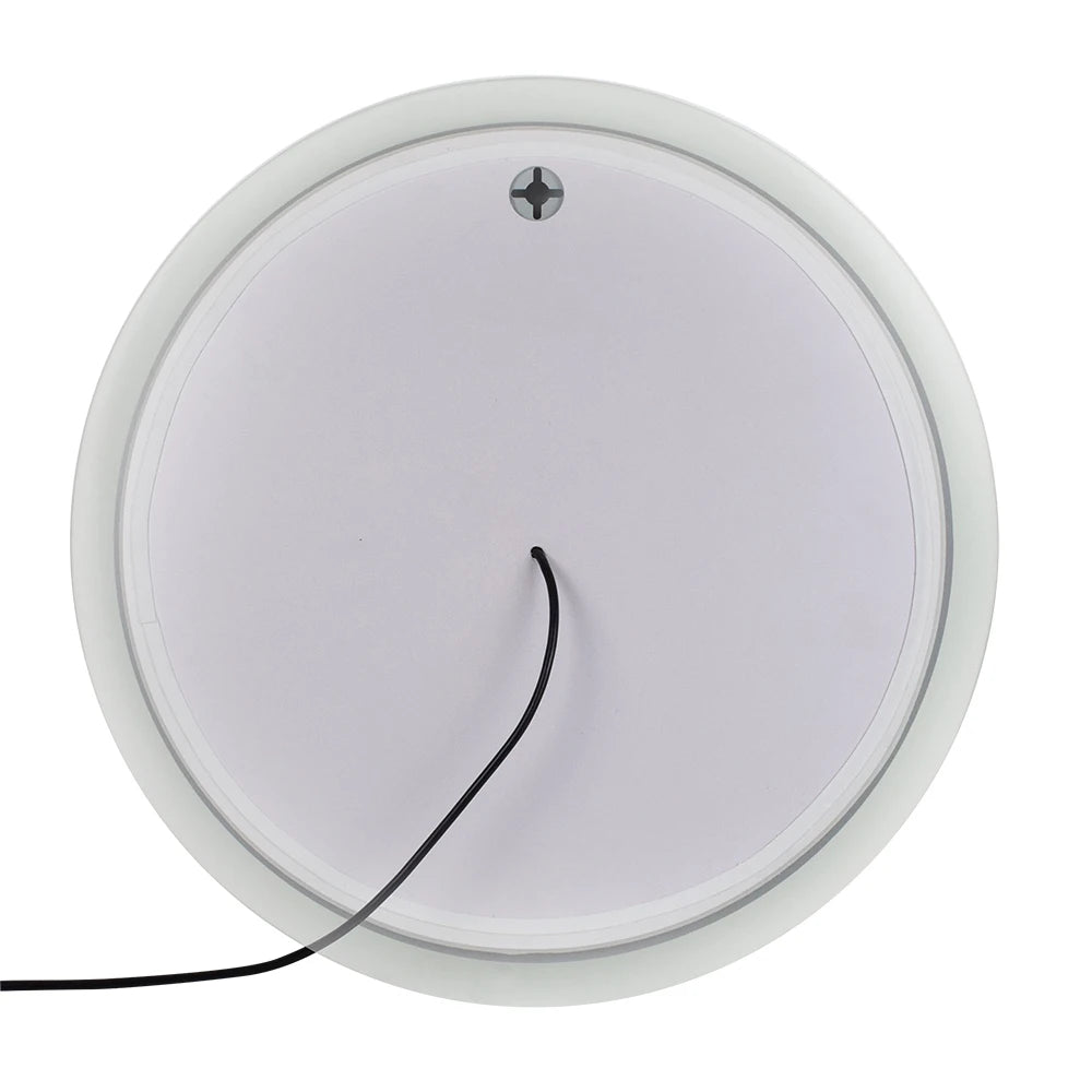 Bathroom Mirror Single Key Mode 24*24 inch Circular Anti Fog LED White Light Belt