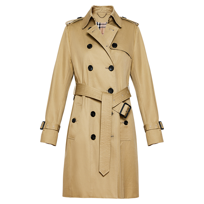 Spring and Autumn Mid Length/Long Length Trench Coat