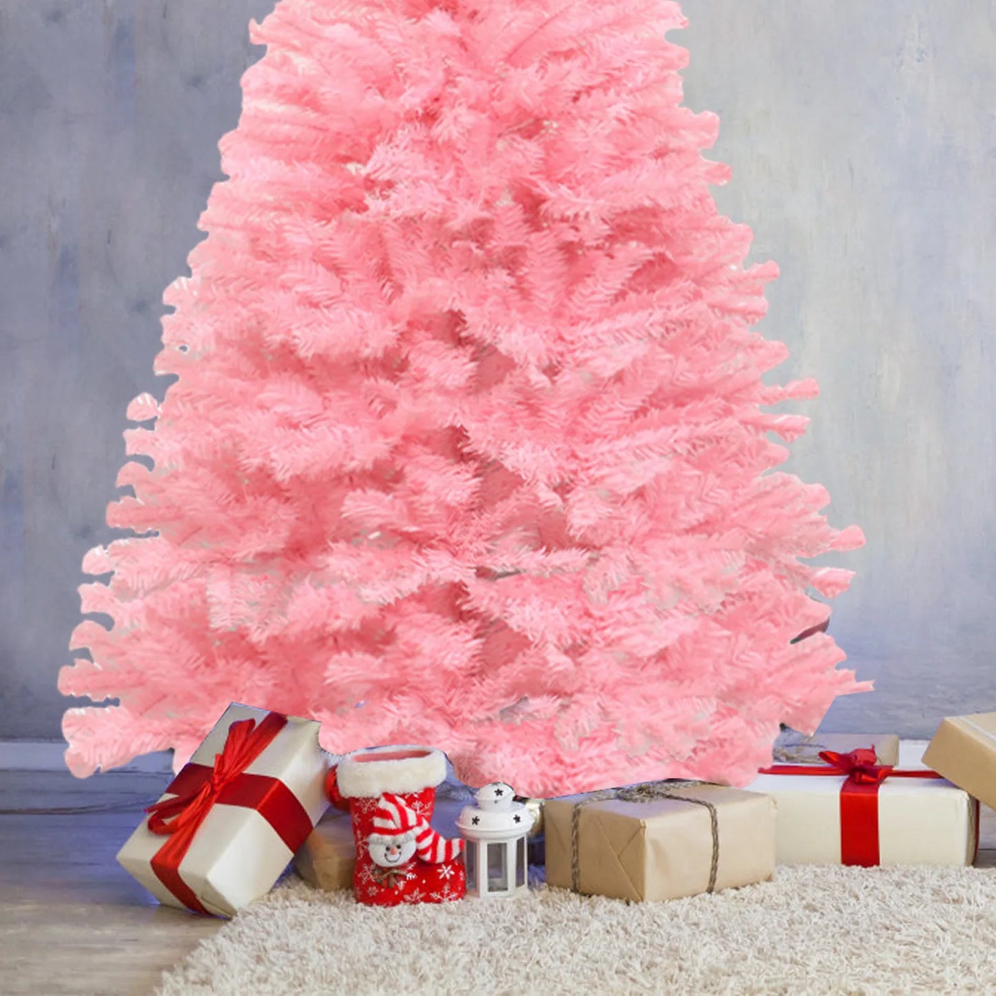 1.8m/6ft Pink Artificial Christmas Pine Tree