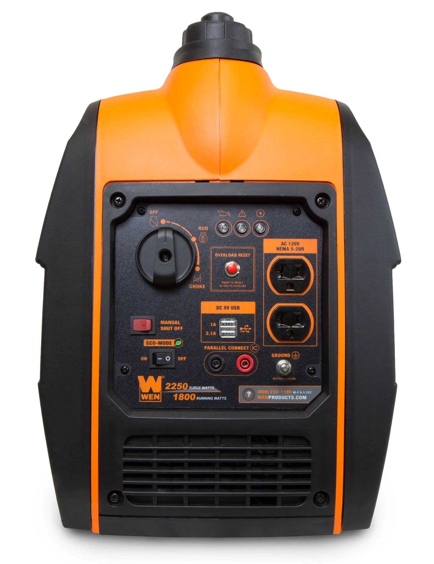 Super Quiet 2250-Watt Portable Inverter Generator with Fuel Shut-off