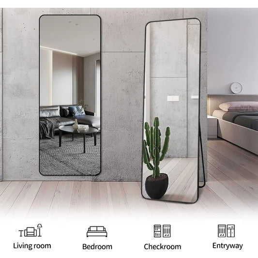 Full Length, Free Standing, Easy To Install, Floor Mirror