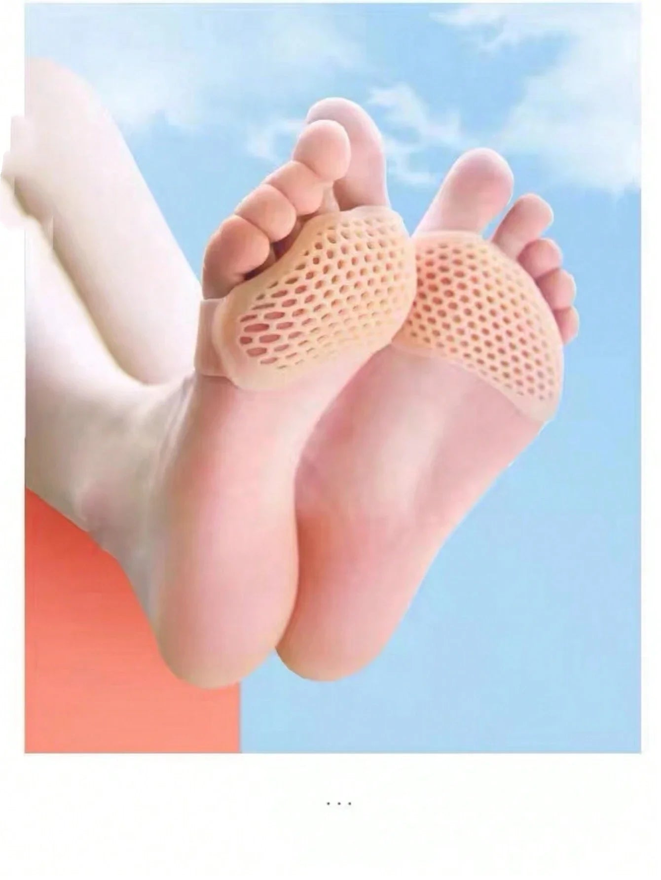 1 Pair Silicon Gel Forefoot Pad For Women's High Heels