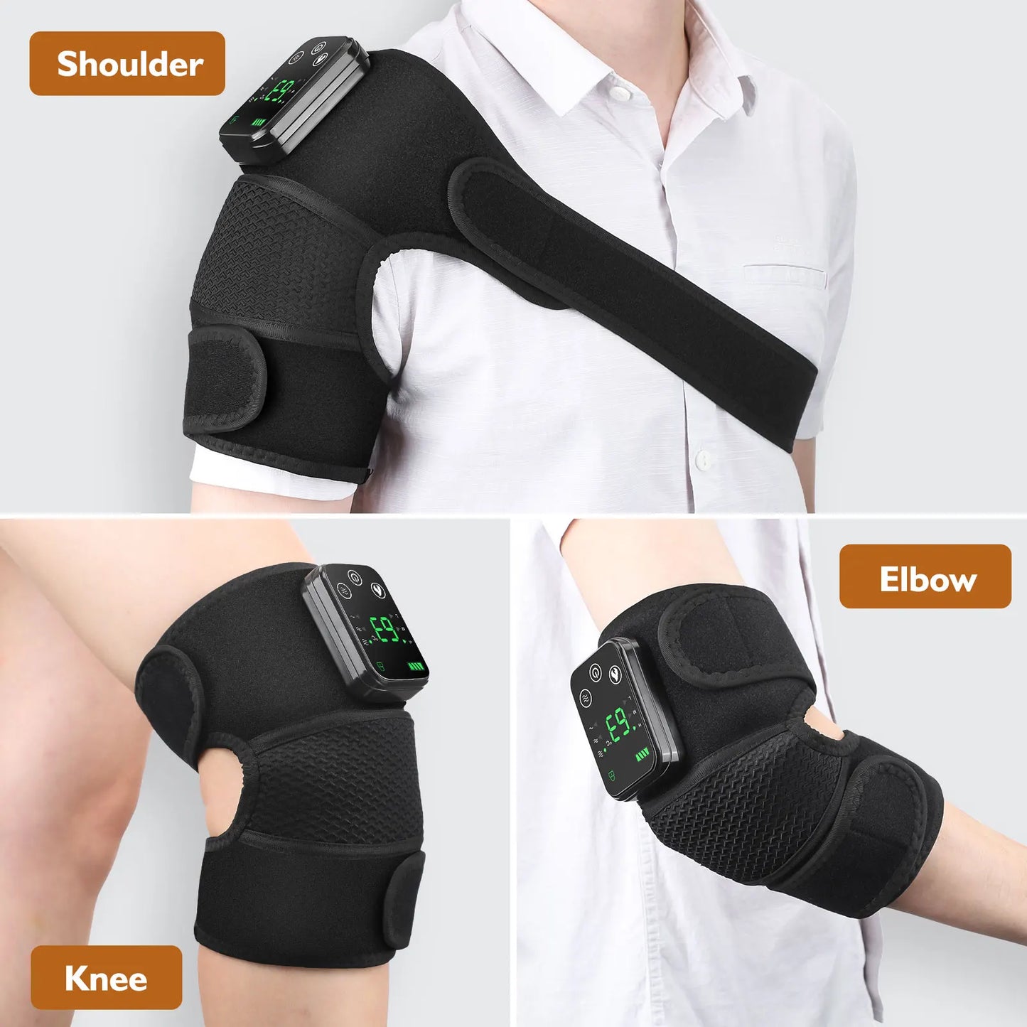 Leg Joint Heating Vibration Massage Elbow Shoulder Knee Support