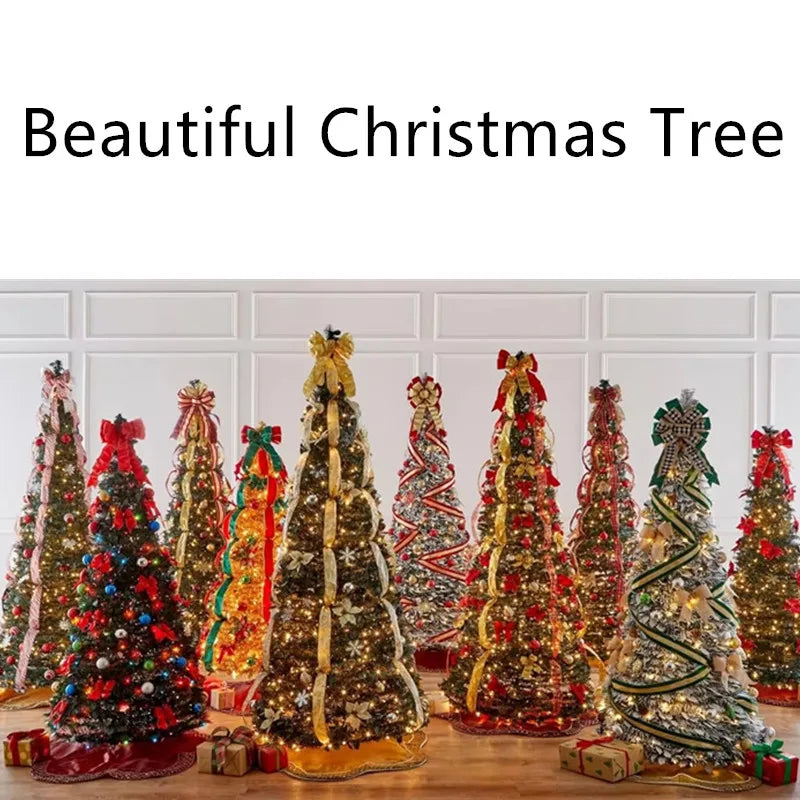 Fully Decorated Pre-Lit 6 Foot Pop-Up Christmas Tree