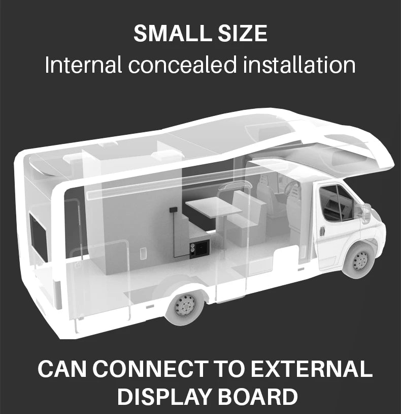 10000BTU 24V Hidden RV Air Conditioning For Motorhome, Camper, or Truck