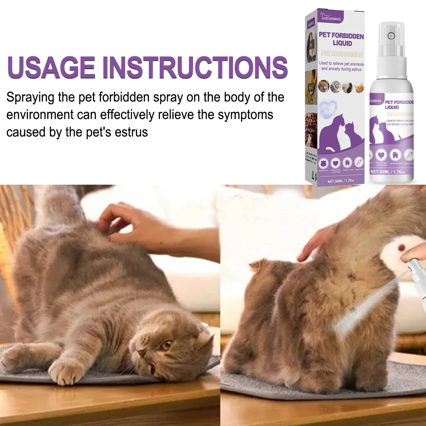 Diffuser Calming Spray For Cats/dogs