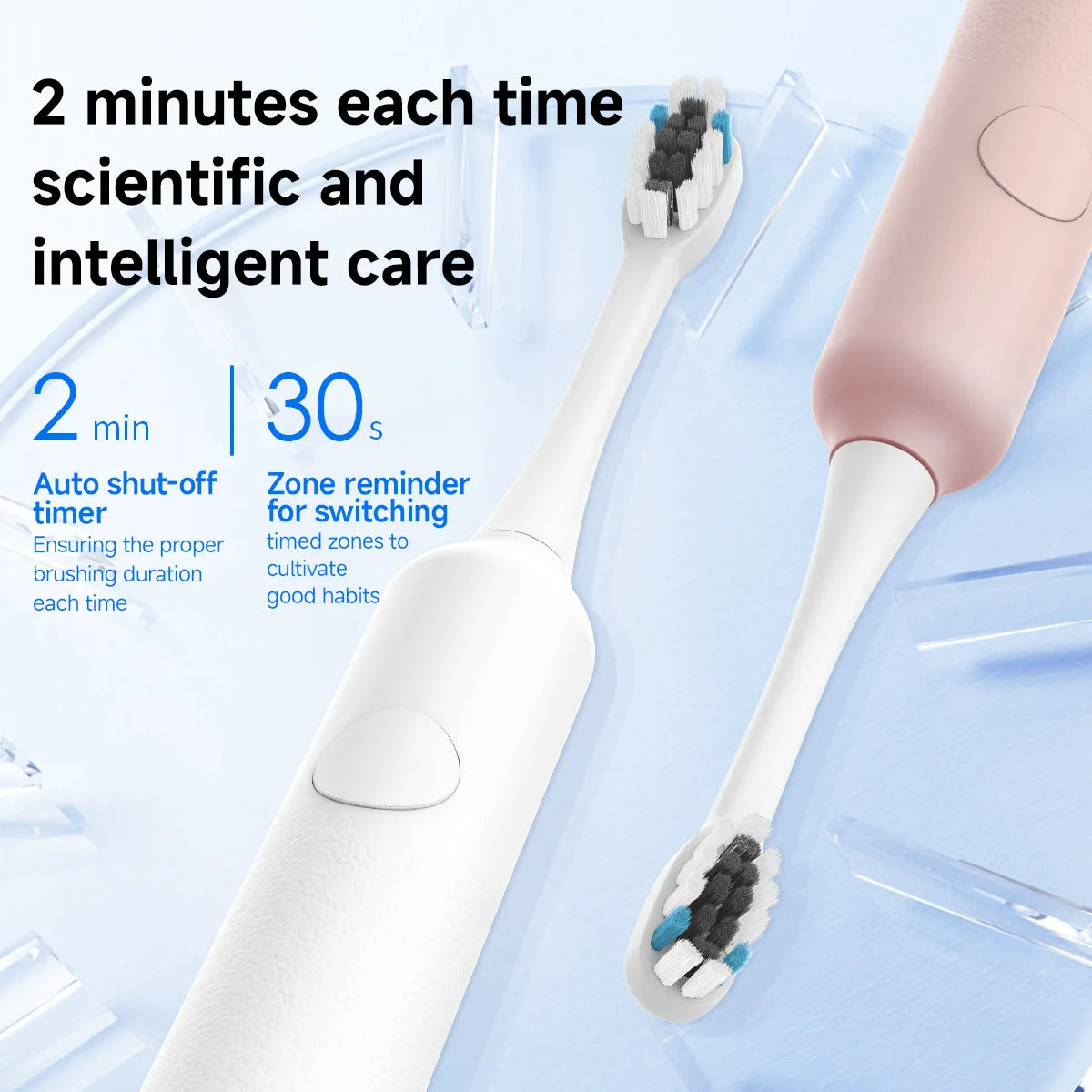 Electric Toothbrush sonic vibration brush 3-gear