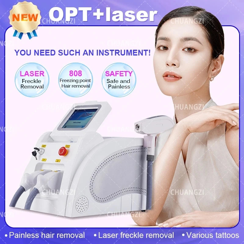 E-light+IPL OPT ND YAG  Beauty Tattoo Hair Removal