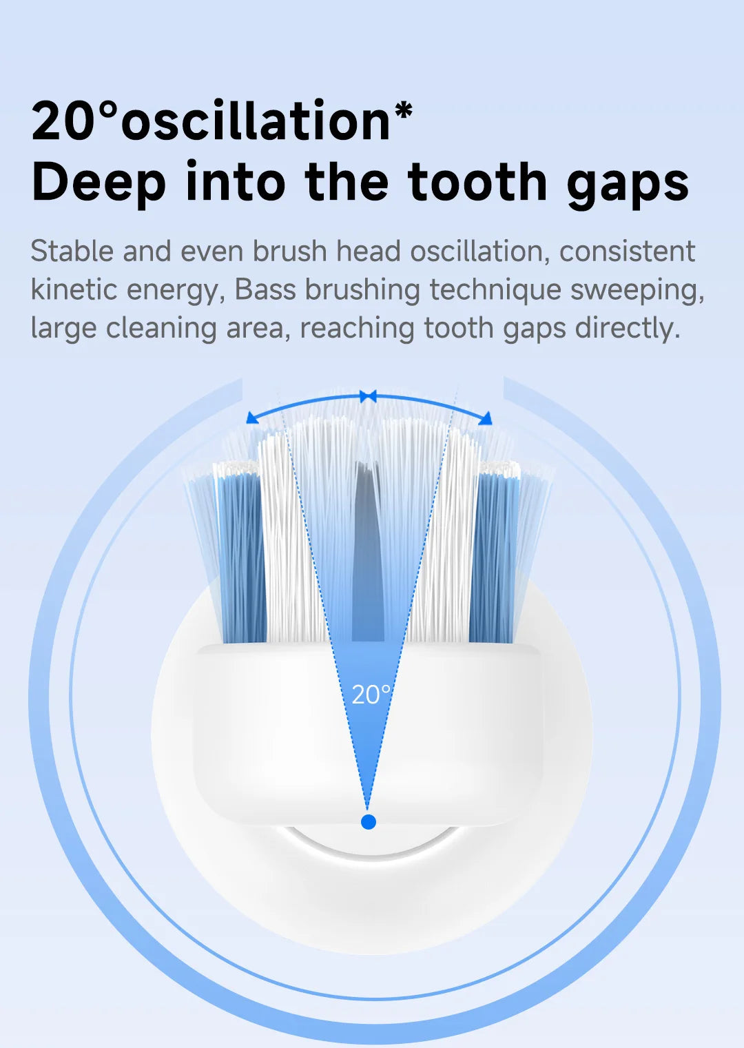 Electric Toothbrush sonic vibration brush 3-gear