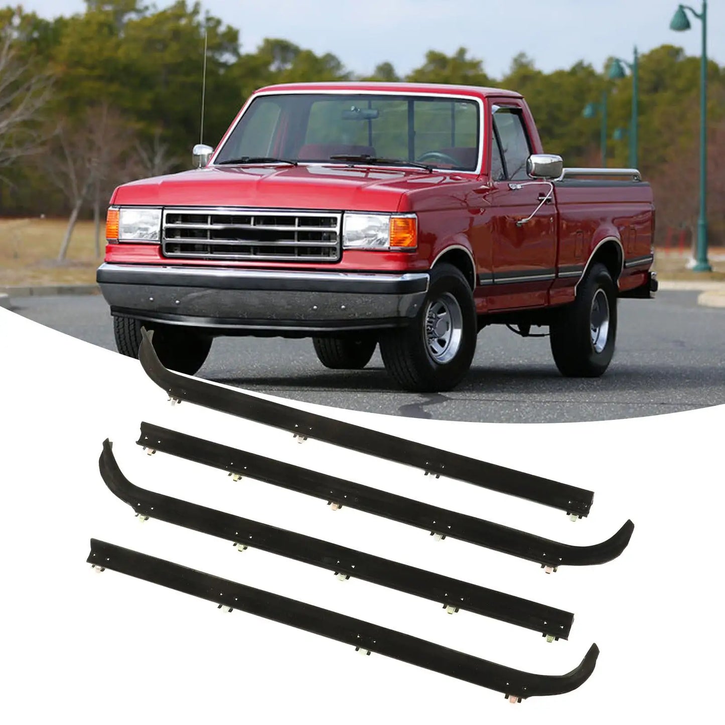 Flexible Low Noise Car Window Weather Strip