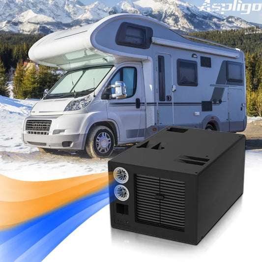 Hidden RV 12/24V Heat and Cool  Air Conditioner for Motorhome, Camper, or Truck