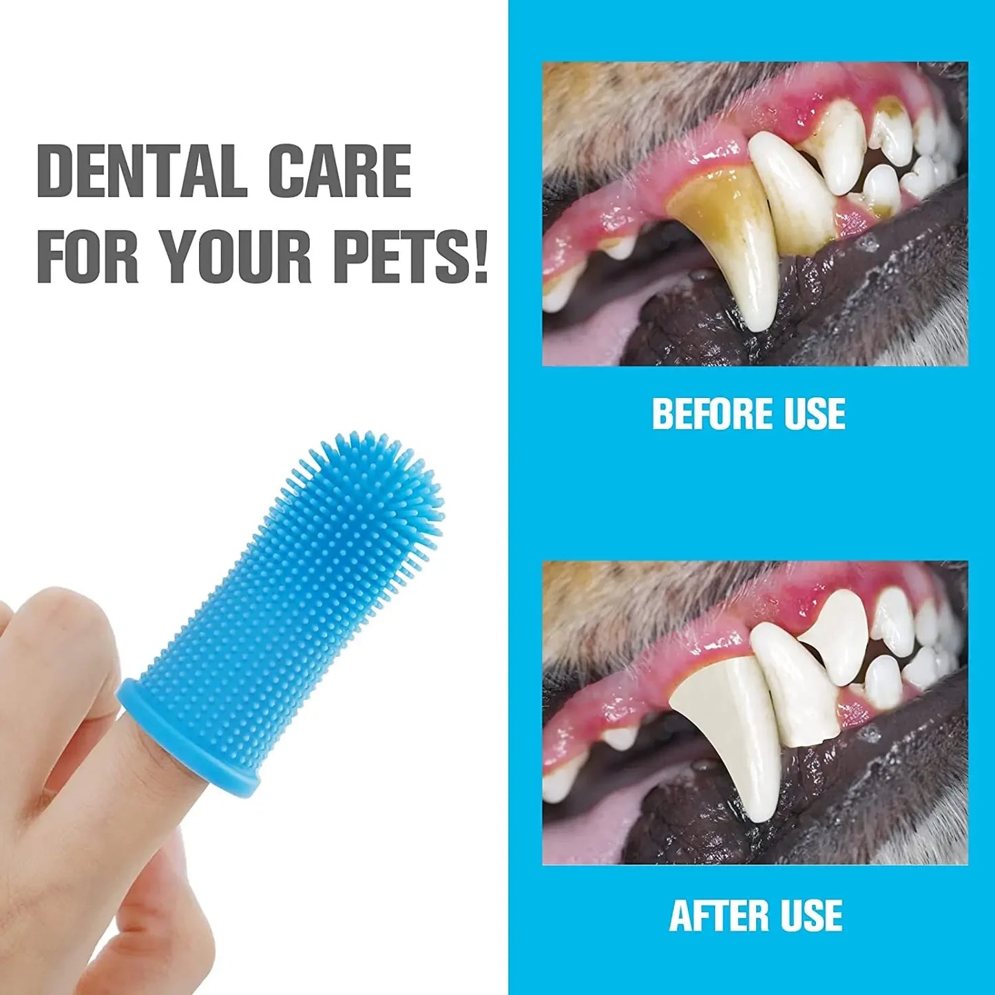 New Dog Super Soft Pet Finger Toothbrush