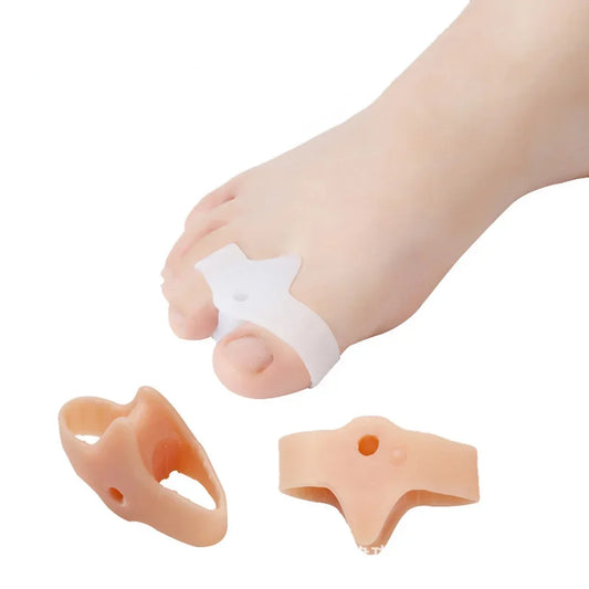 2pcs=1pair Silicone Toe Spreader