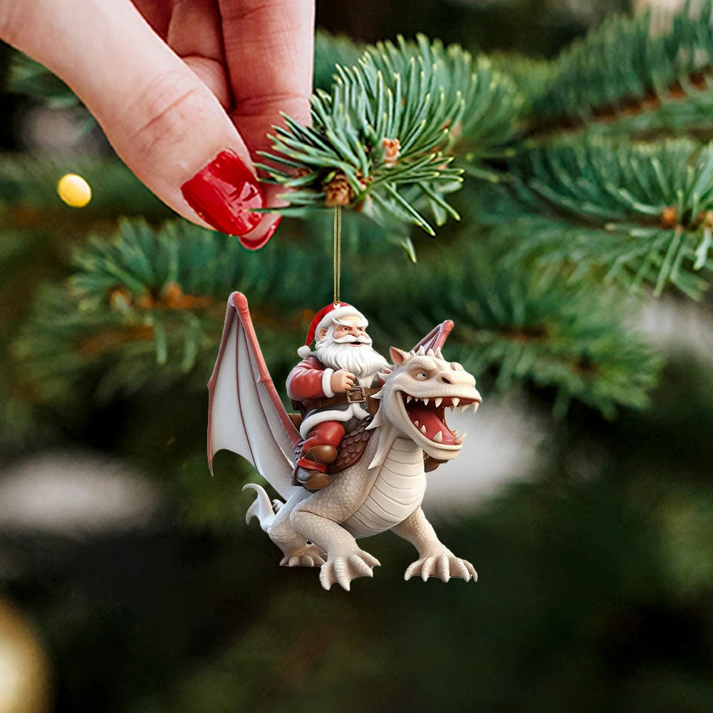 Fly Dragon 8cm Christmas Tree Hanging Ornaments