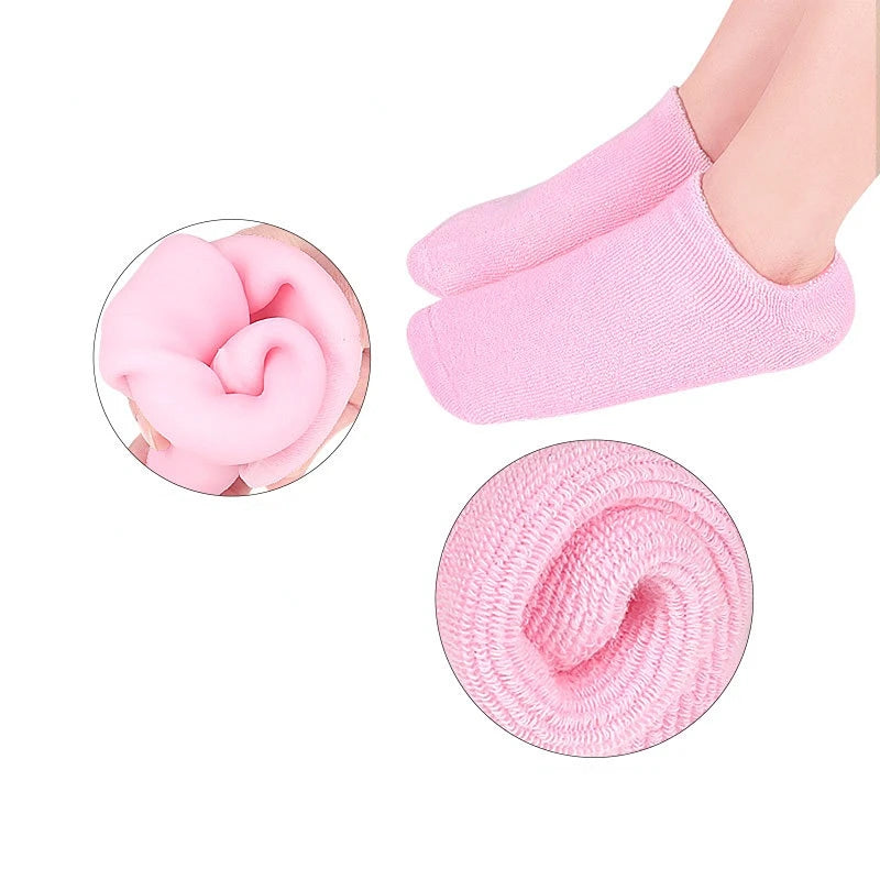 2pc Foot Care Spa Moisturizing Gel Socks