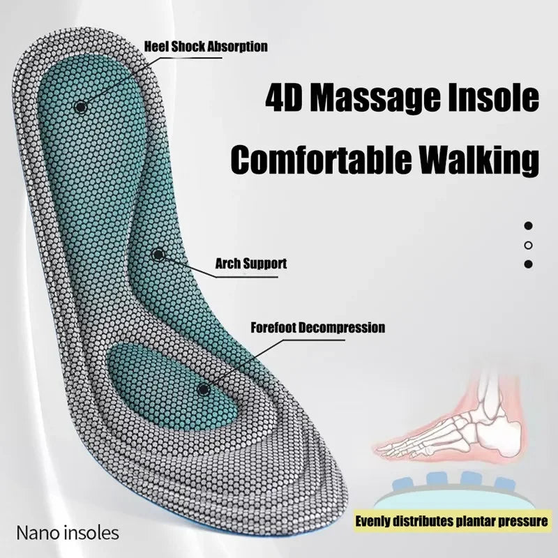 Nano Antibacterial Massage Sport Insole