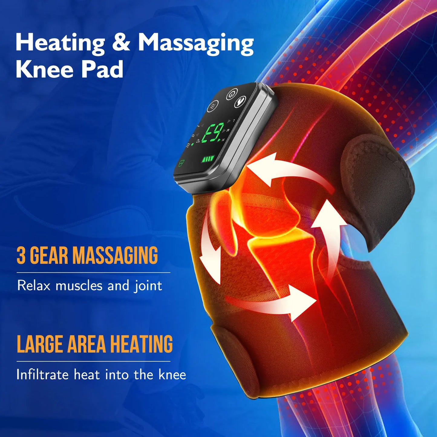 Electric Heating Shoulder Massage  Knee Massager Elbow Support