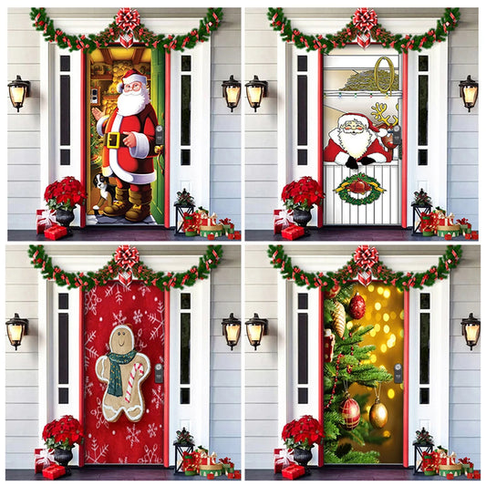 Christmas Door Cover 91cm X 203cm