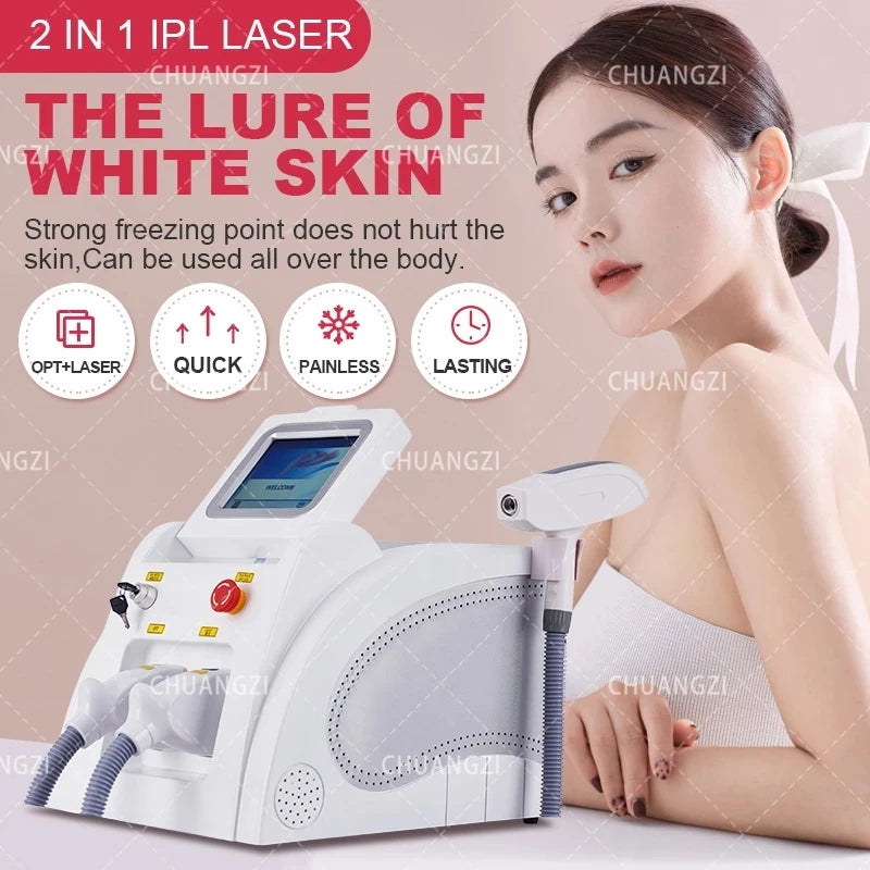 E-light+IPL OPT ND YAG  Beauty Tattoo Hair Removal