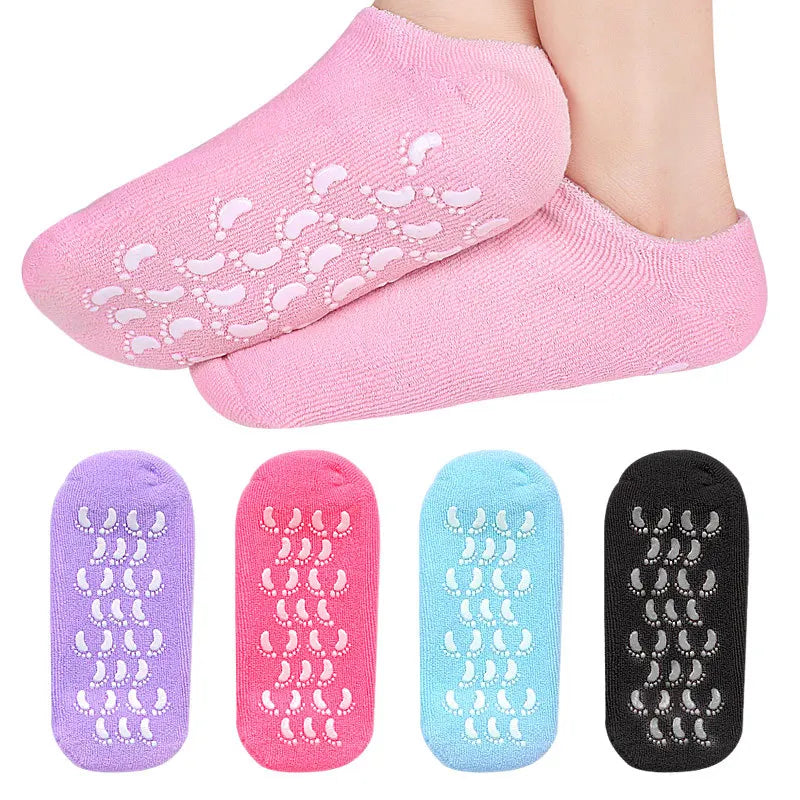 2pc Foot Care Spa Moisturizing Gel Socks