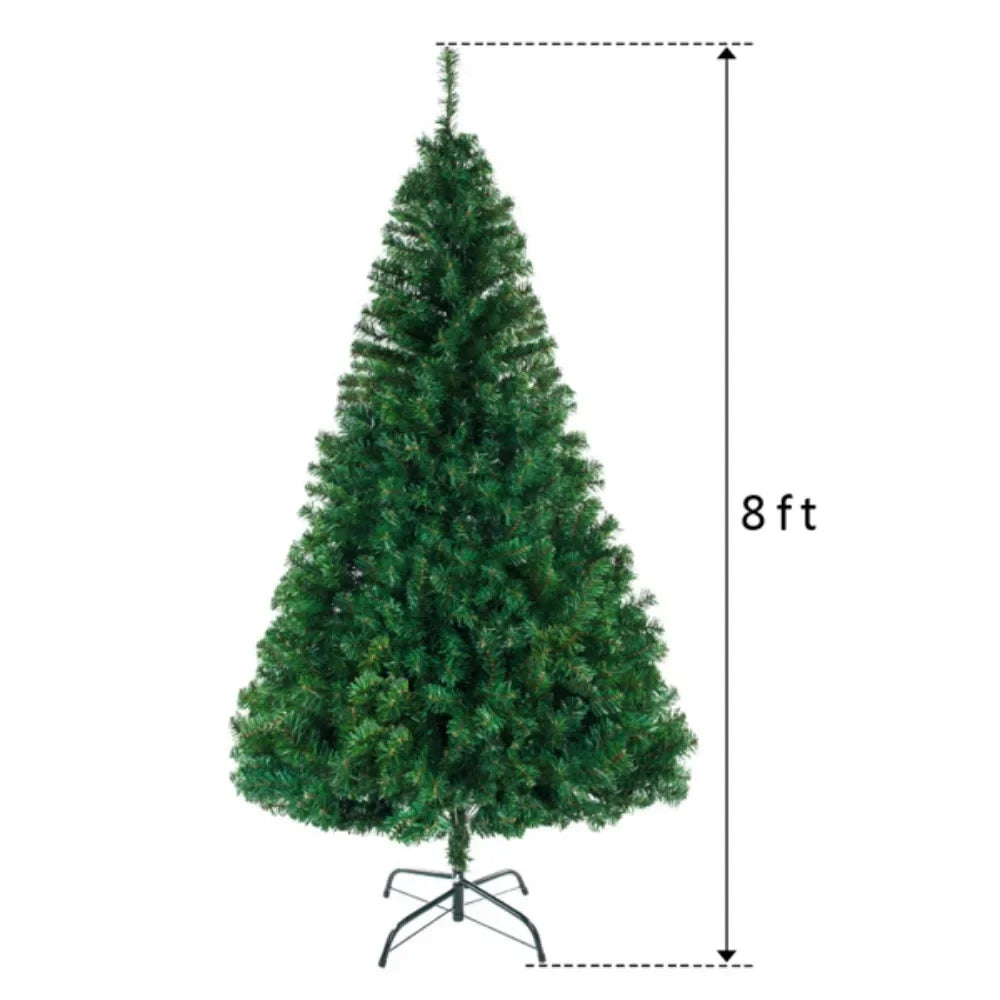 Green 8ft 1138 branches flame retardant Christmas tree